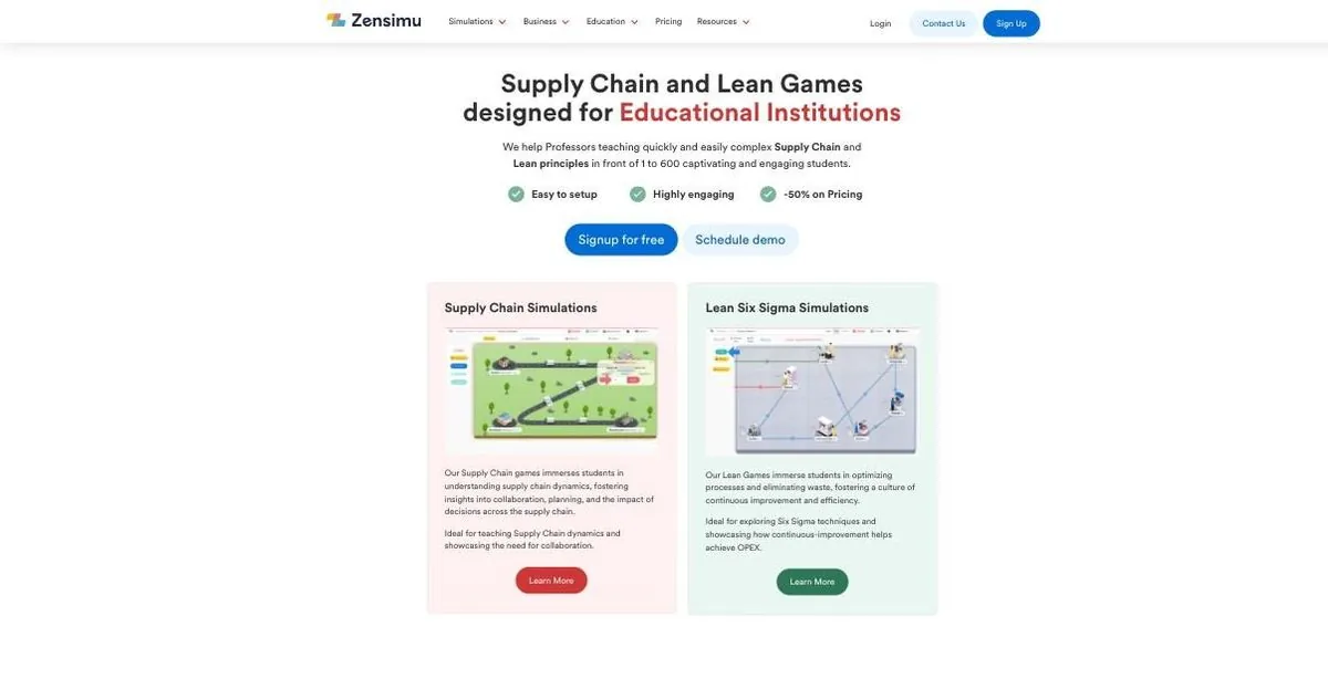 Page Solutions Educational Institutions de Zensimu