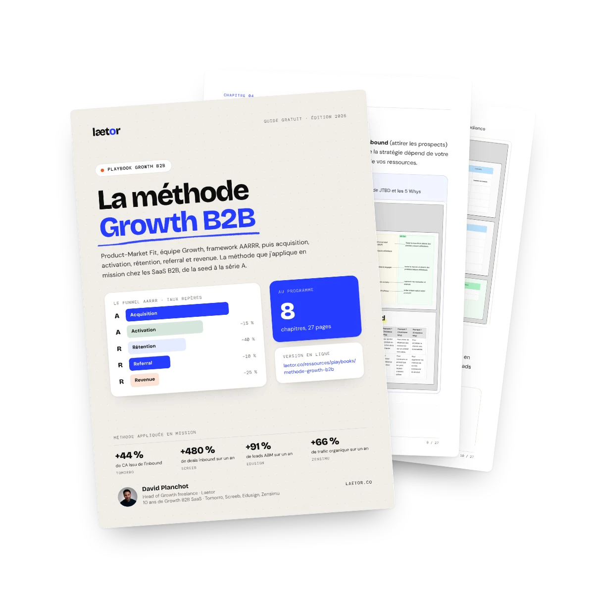 Aperçu des pages : La méthode Growth B2B, du Product-Market Fit au revenue